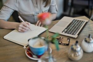A Girl Developing a Content Strategy